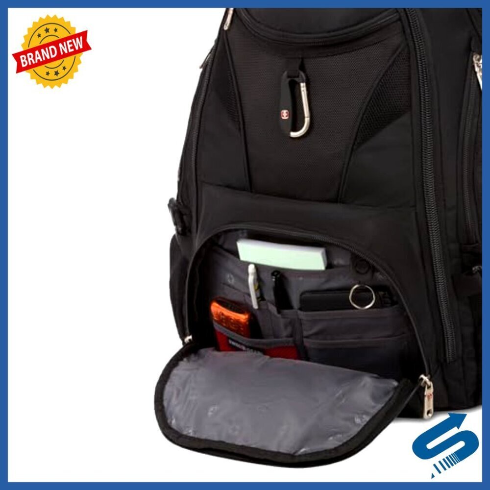 Tech Backpack with ScanSmart Compartment RFID Blocking Multiple Pockets TSA - Picture 6 of 6